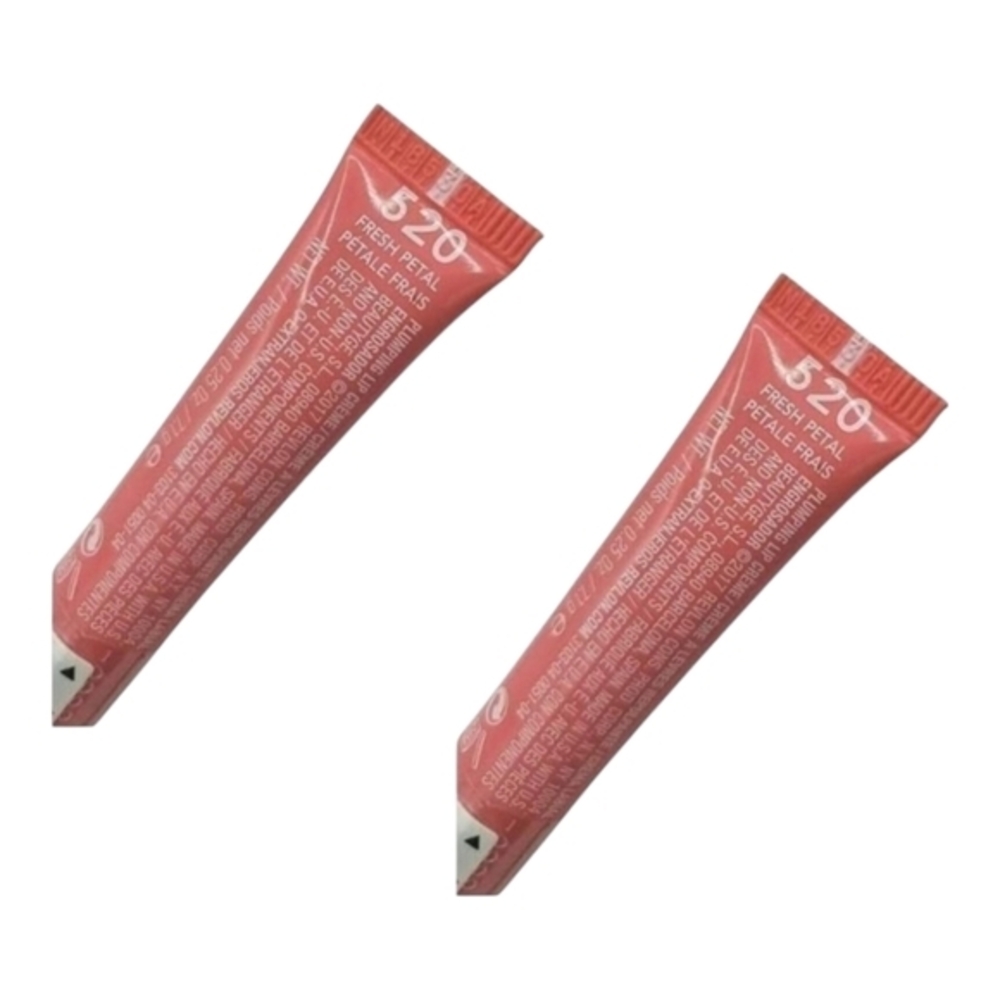 NEW Revlon Kiss Pumping Lipâ Crème. Fresh Petal 520. 2 Pack - Picture 3 of 4